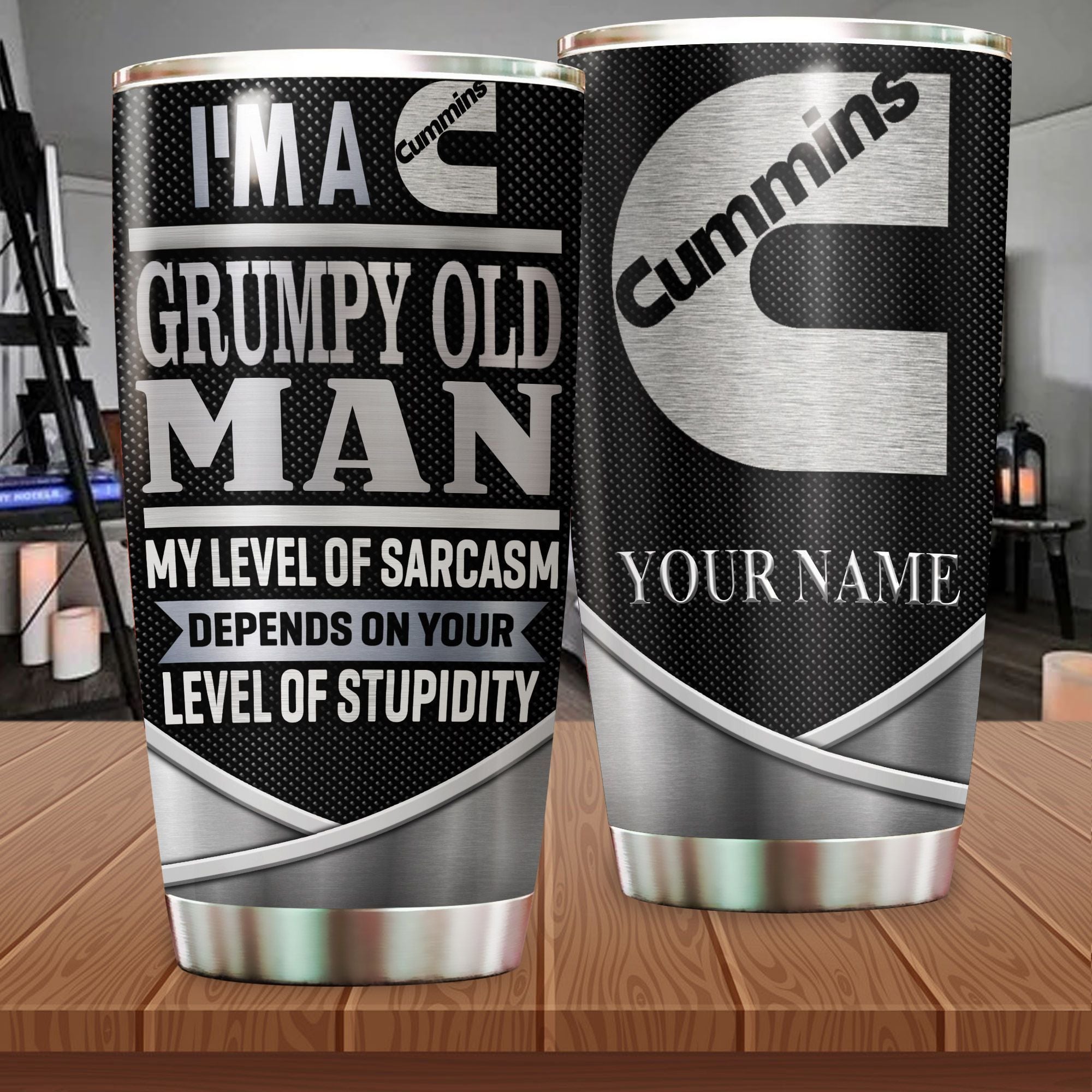 CM Tumbler Customize Name