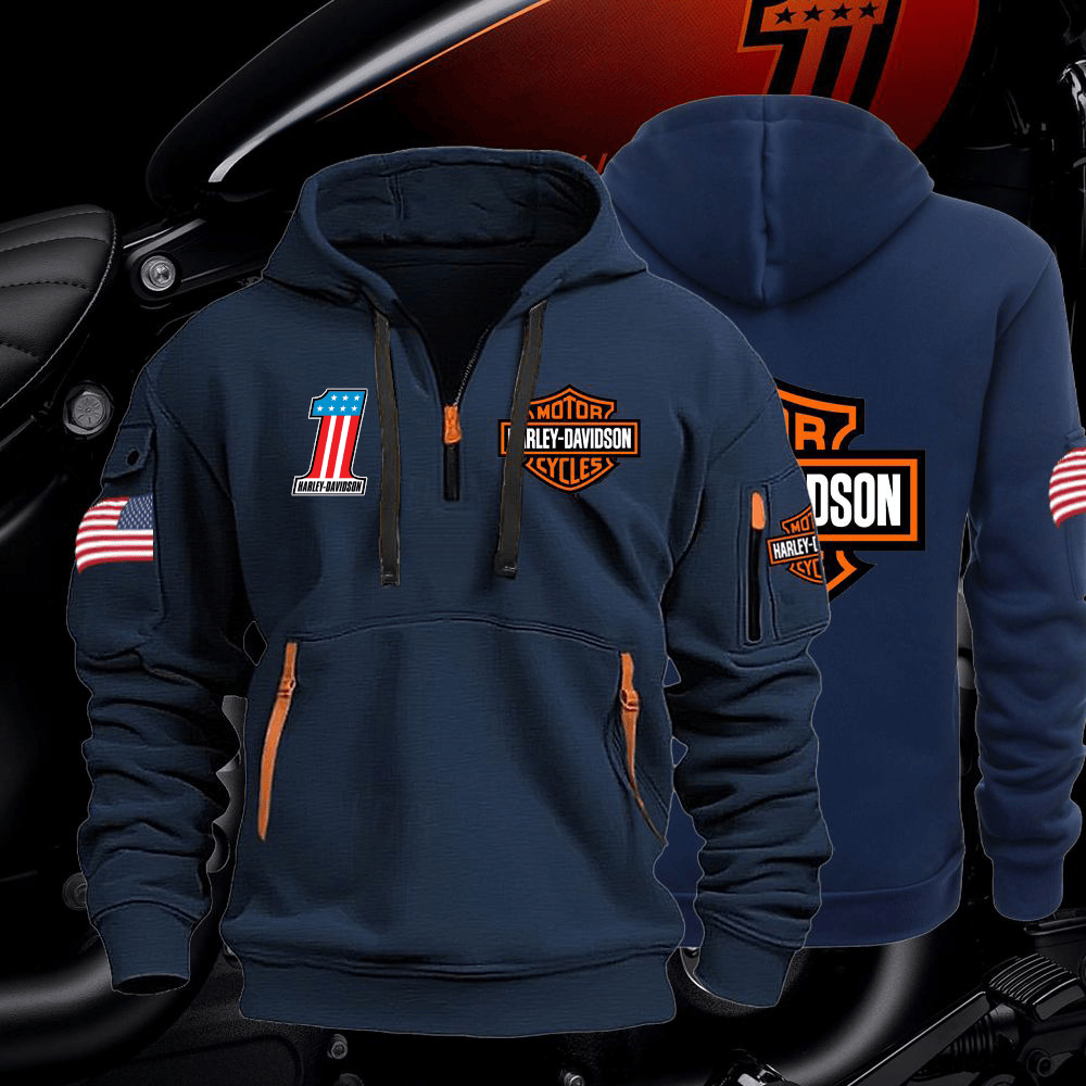 HD New Quarter Zip Unisex Hoodie