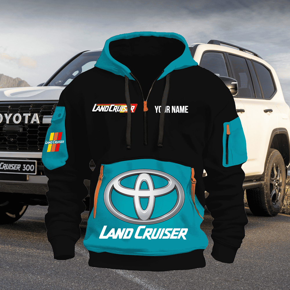TY LC Custom Name Quater Zip Hoodie