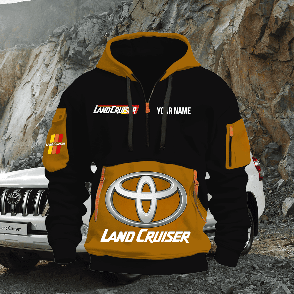 TY LC Custom Name Quater Zip Hoodie