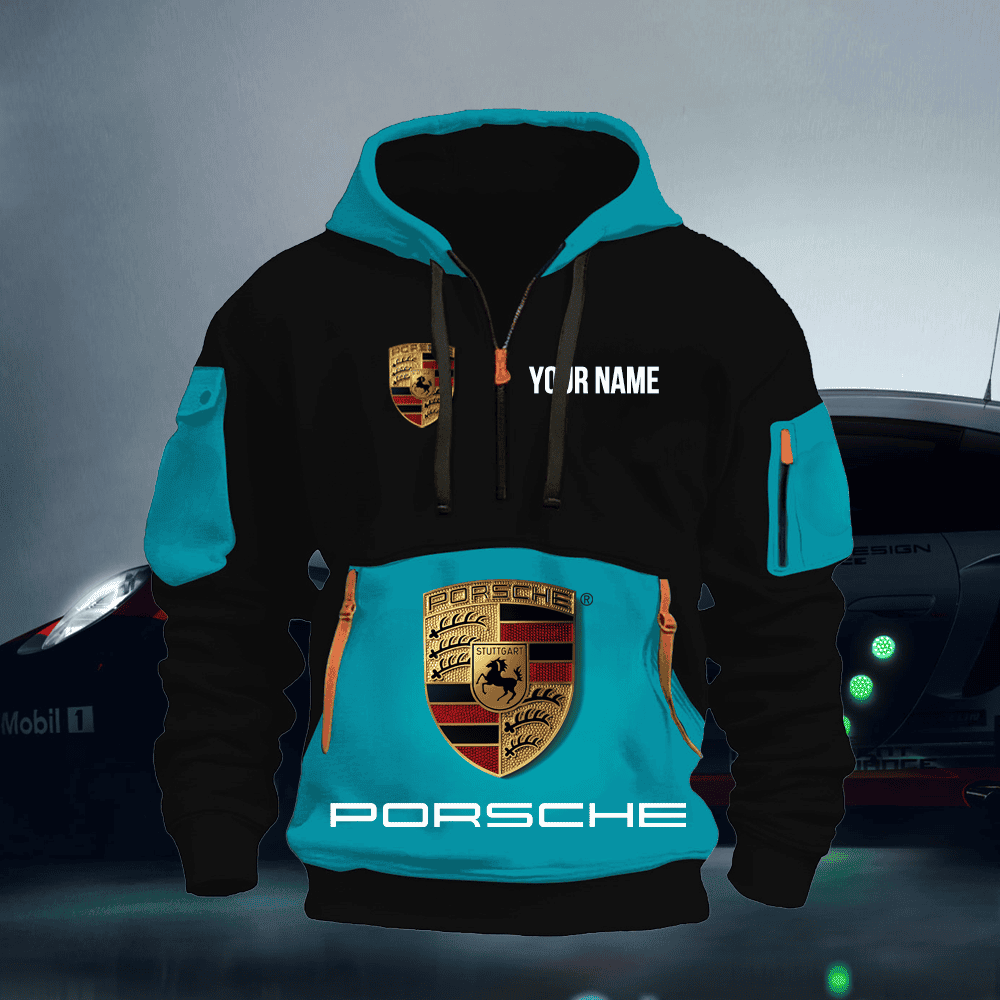 PC Custom Name Quarter Zipper Hoodie