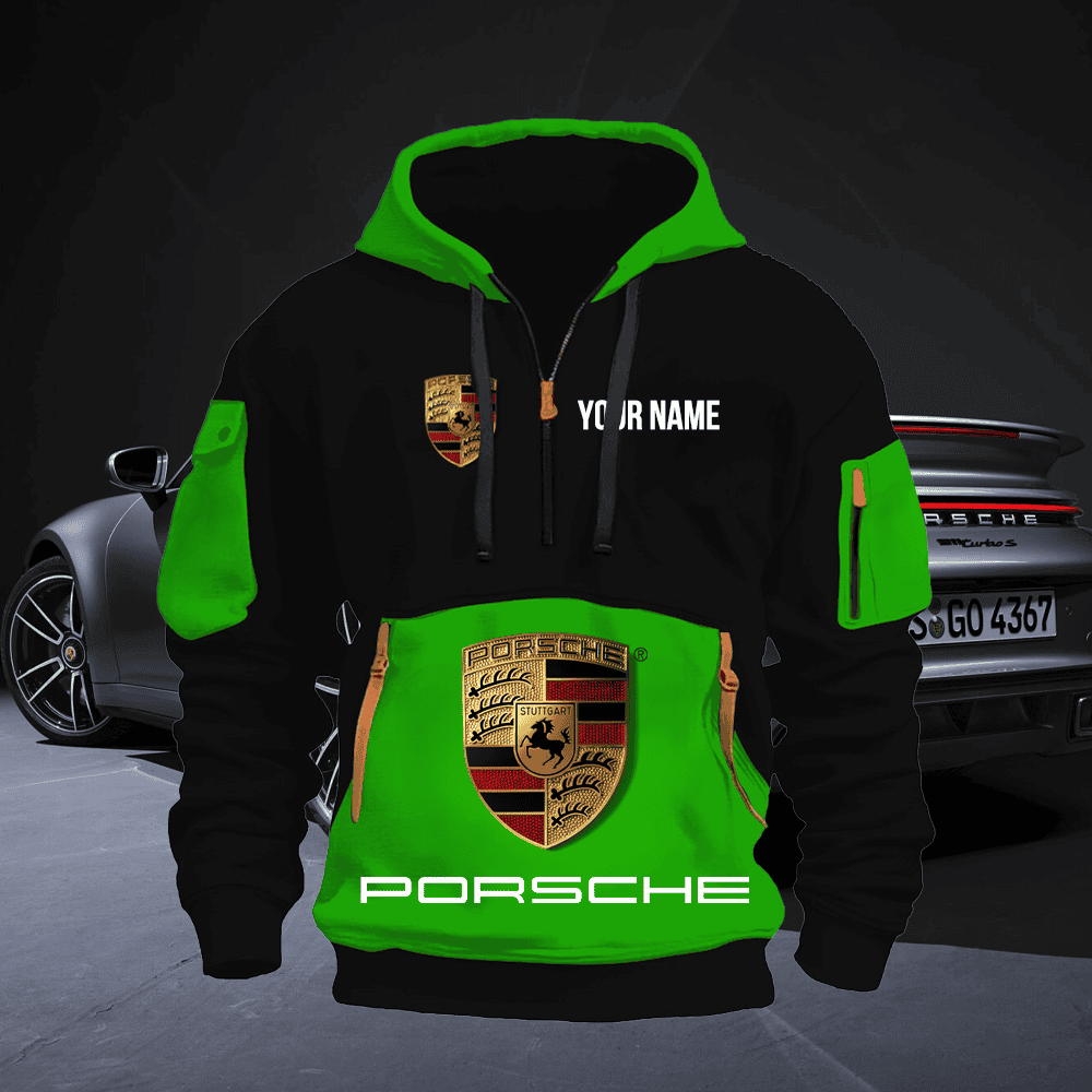 PC Custom Name Quarter Zipper Hoodie