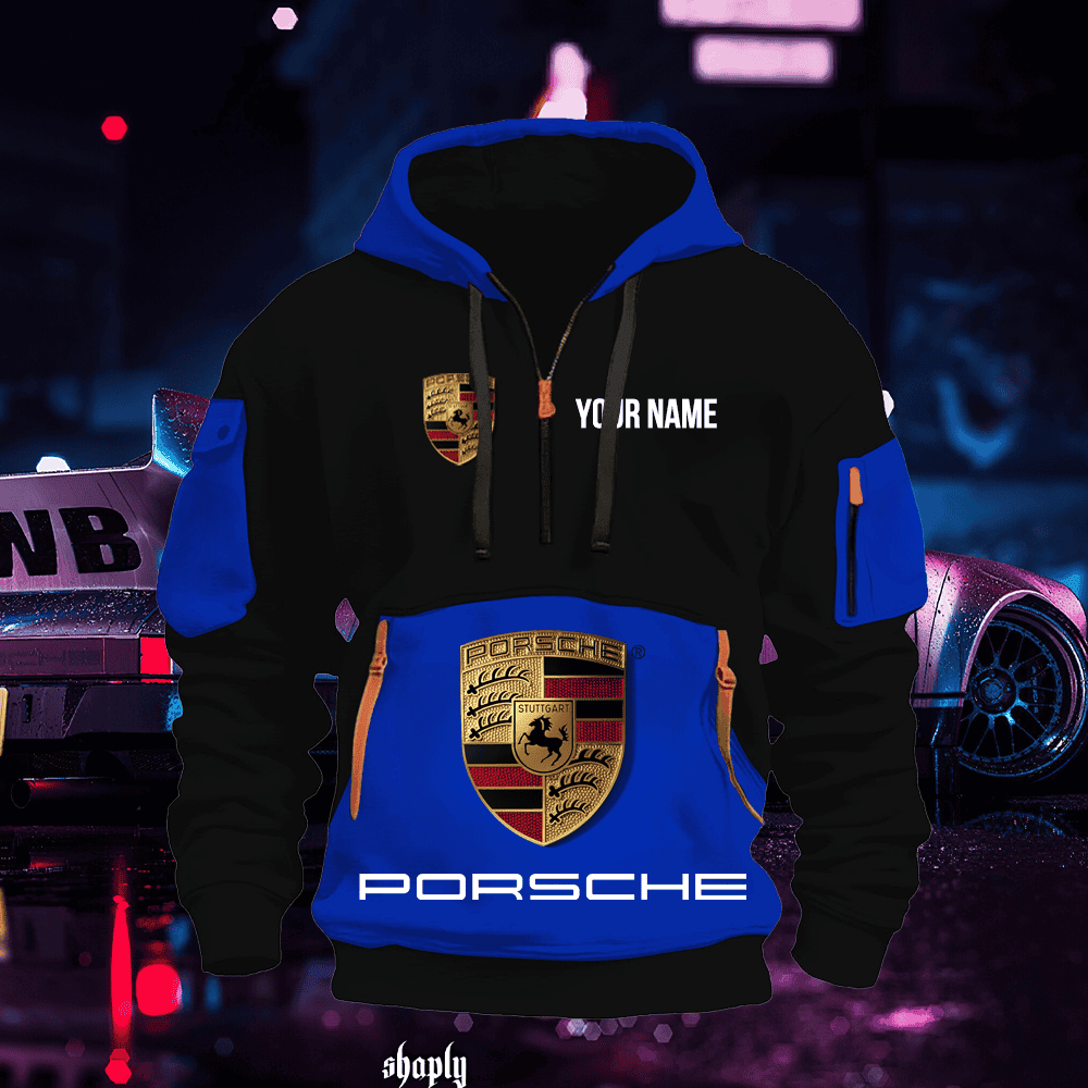PC Custom Name Quarter Zipper Hoodie