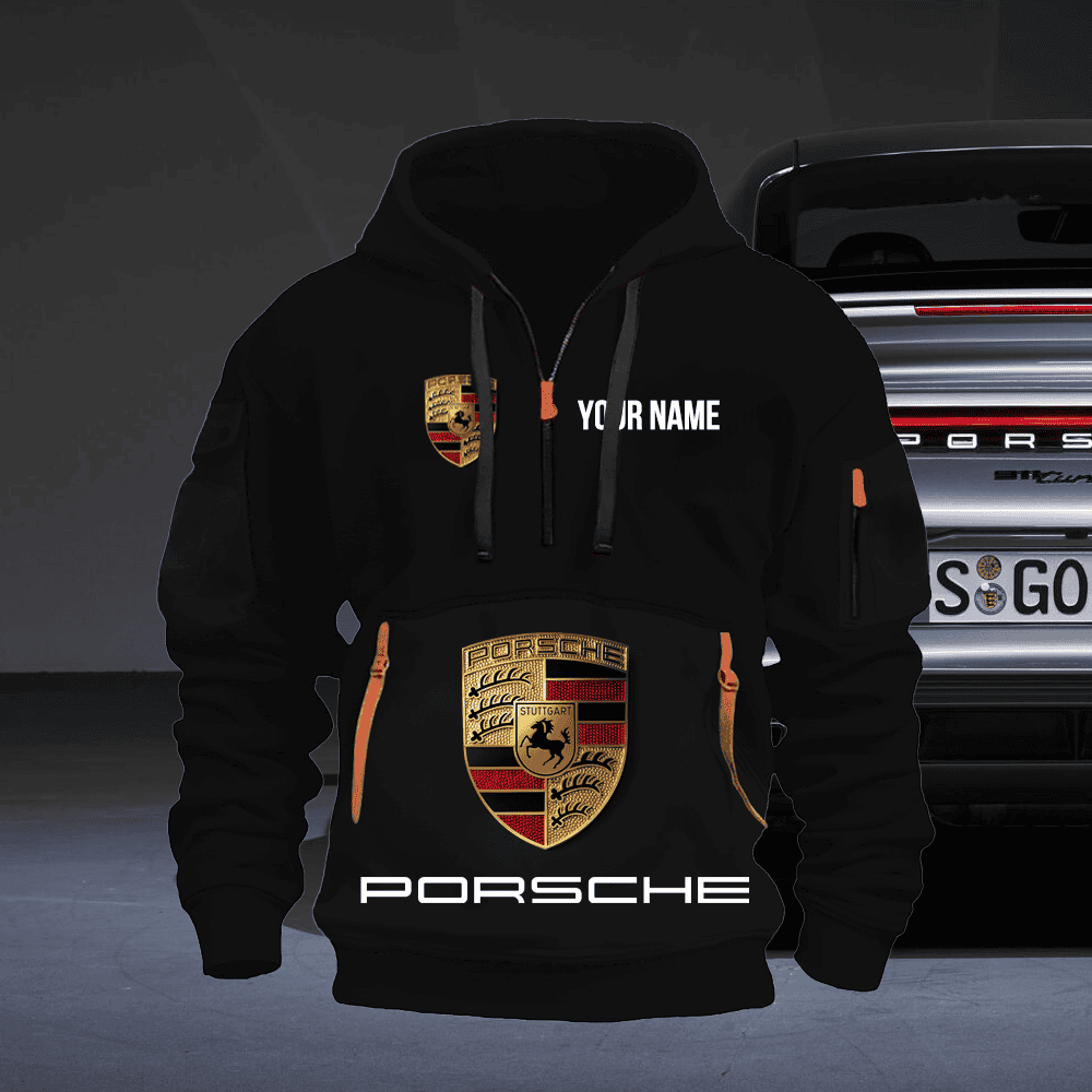 PC Custom Name Quarter Zipper Hoodie