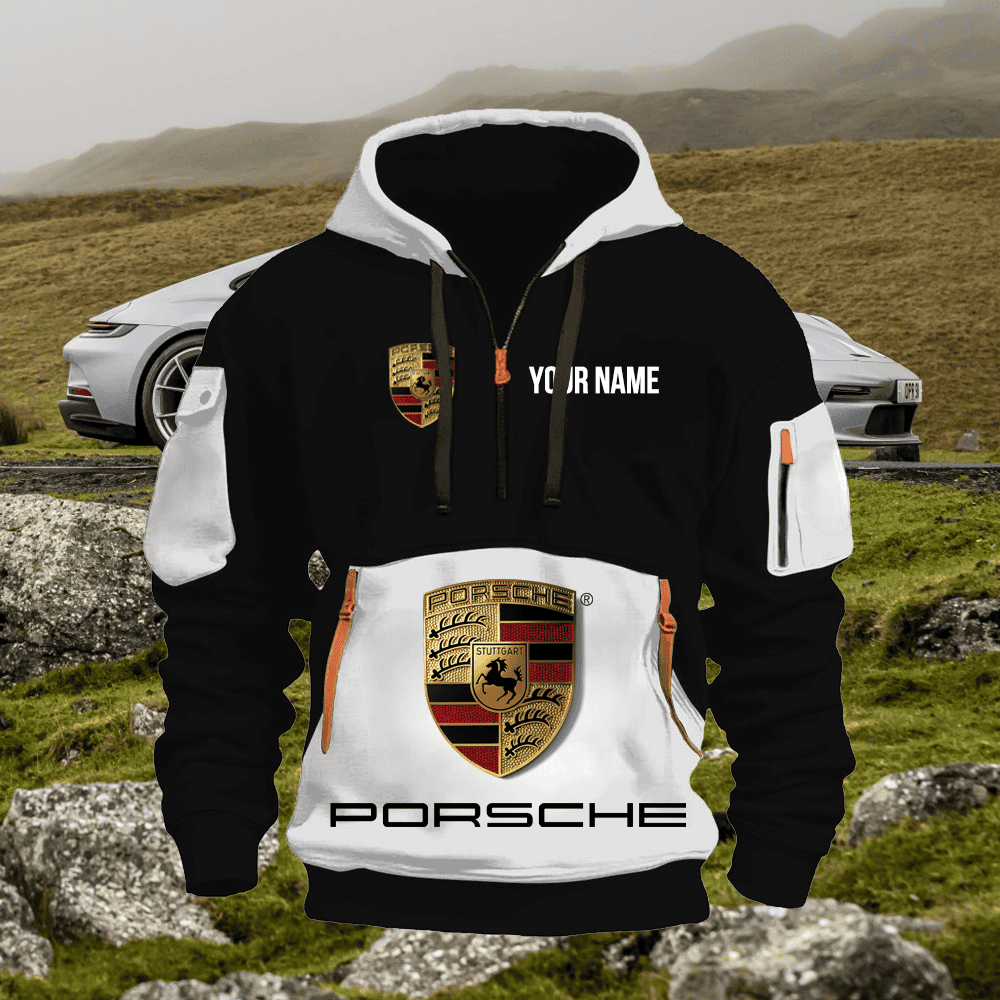 PC Custom Name Quarter Zipper Hoodie
