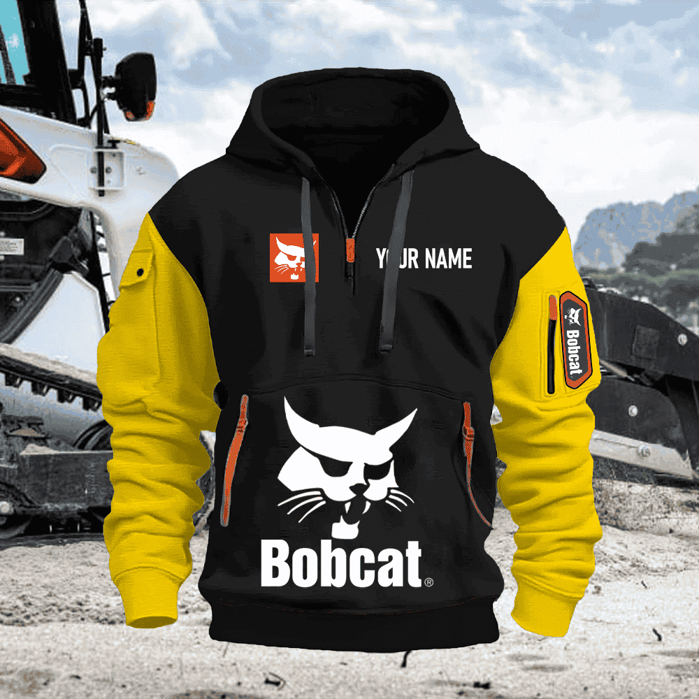 BC PRINT QUATER ZIPPER JACKET