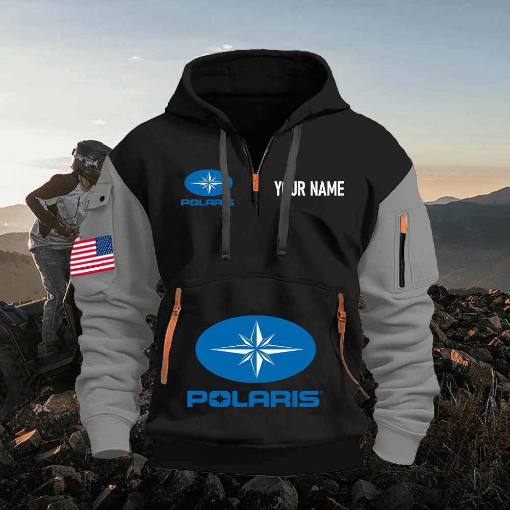 PL Custom Name Quarter Zipper Hoodie