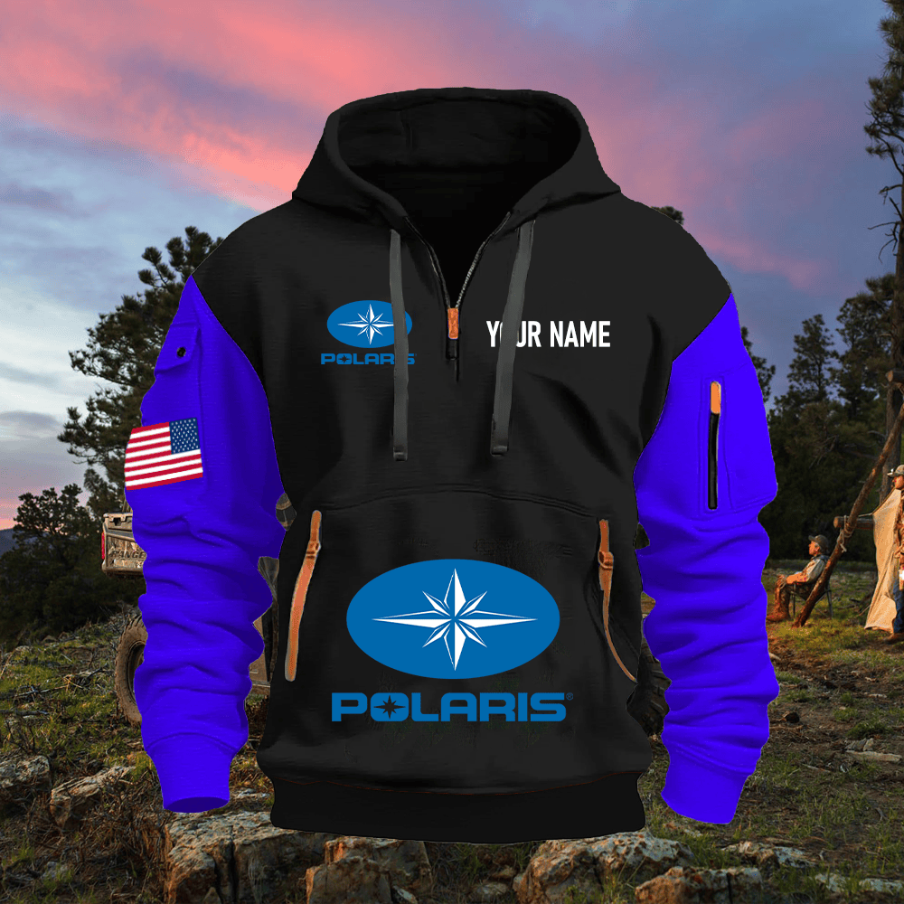 PL Custom Name Quarter Zipper Hoodie