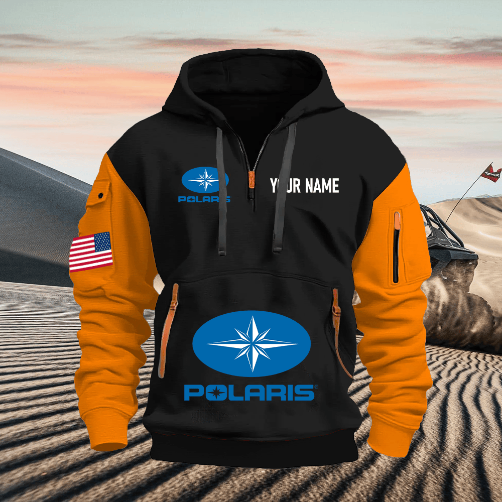 PL Custom Name Quarter Zipper Hoodie