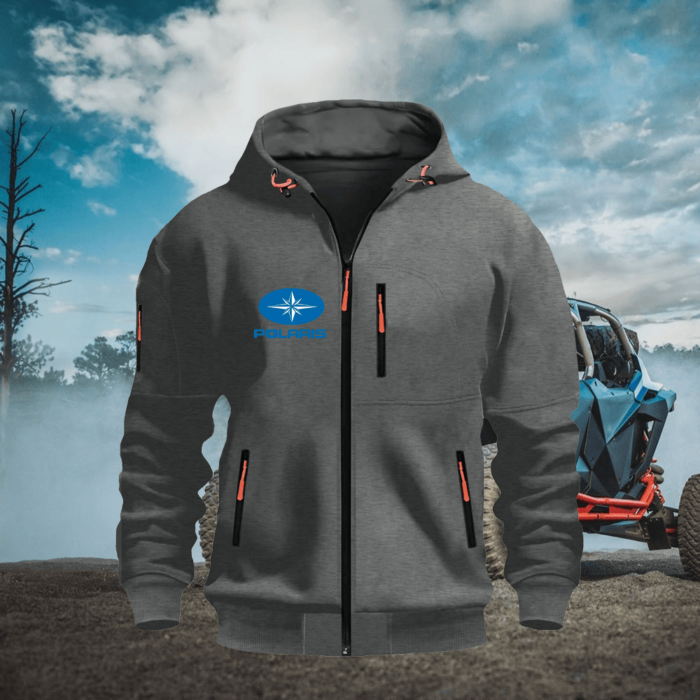 PL Custom Print Zipper Unisex Hoodie
