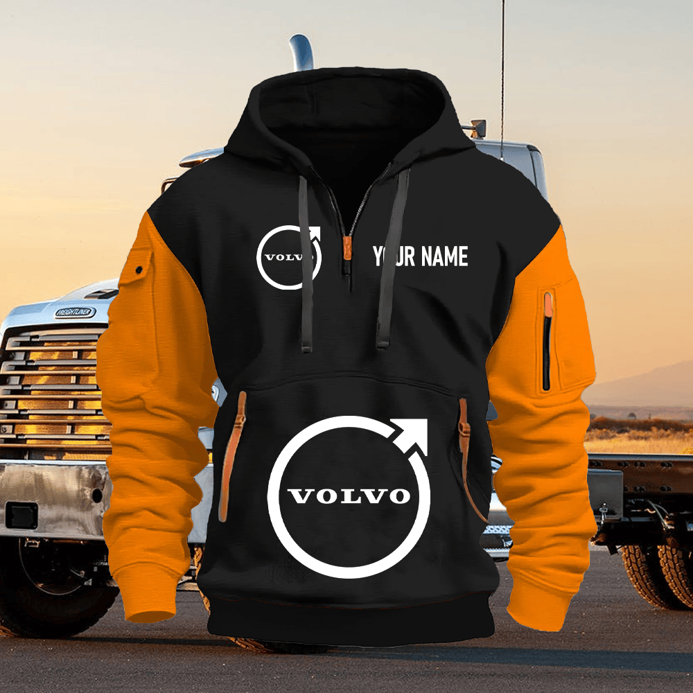 VV Custom Name Quarter Zipper Hoodie