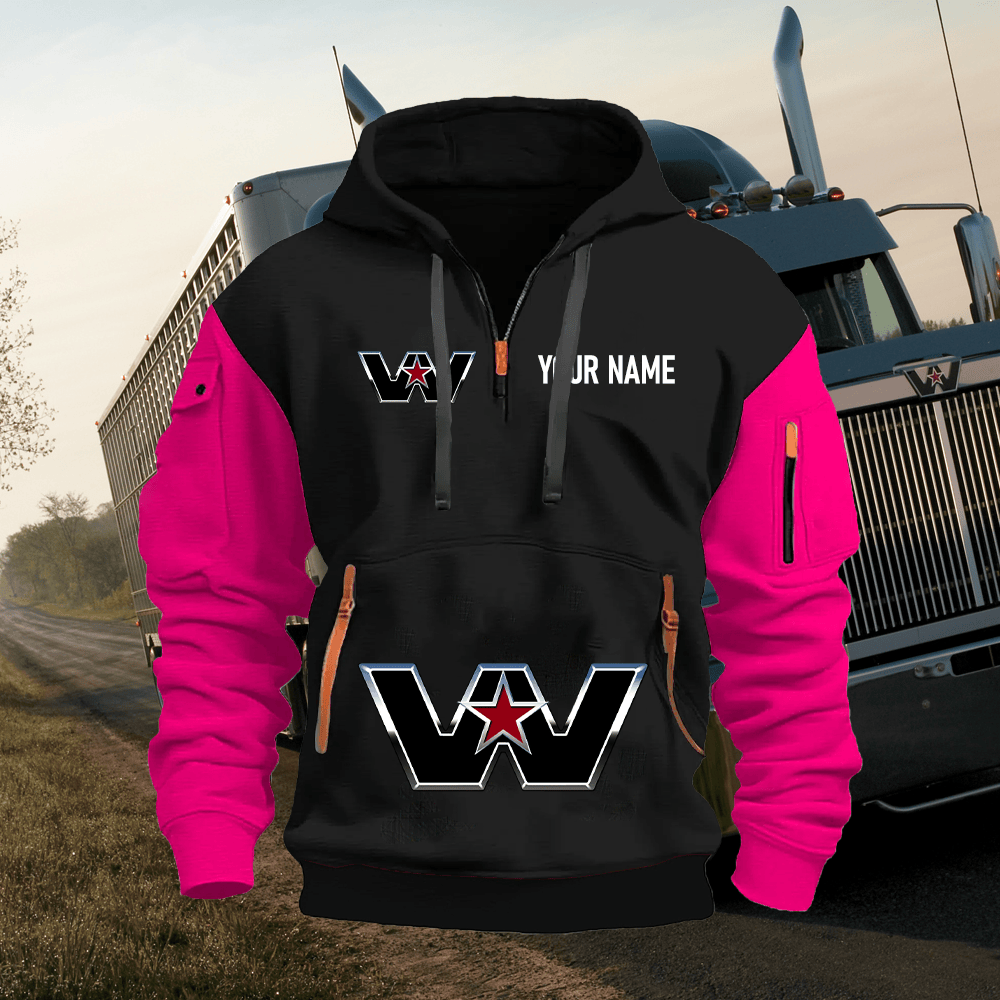 WS Custom Name Quarter Zipper Hoodie