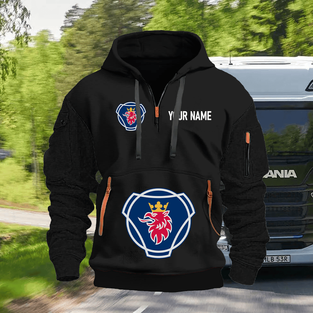 SC Custom Name Quarter Zipper Hoodie