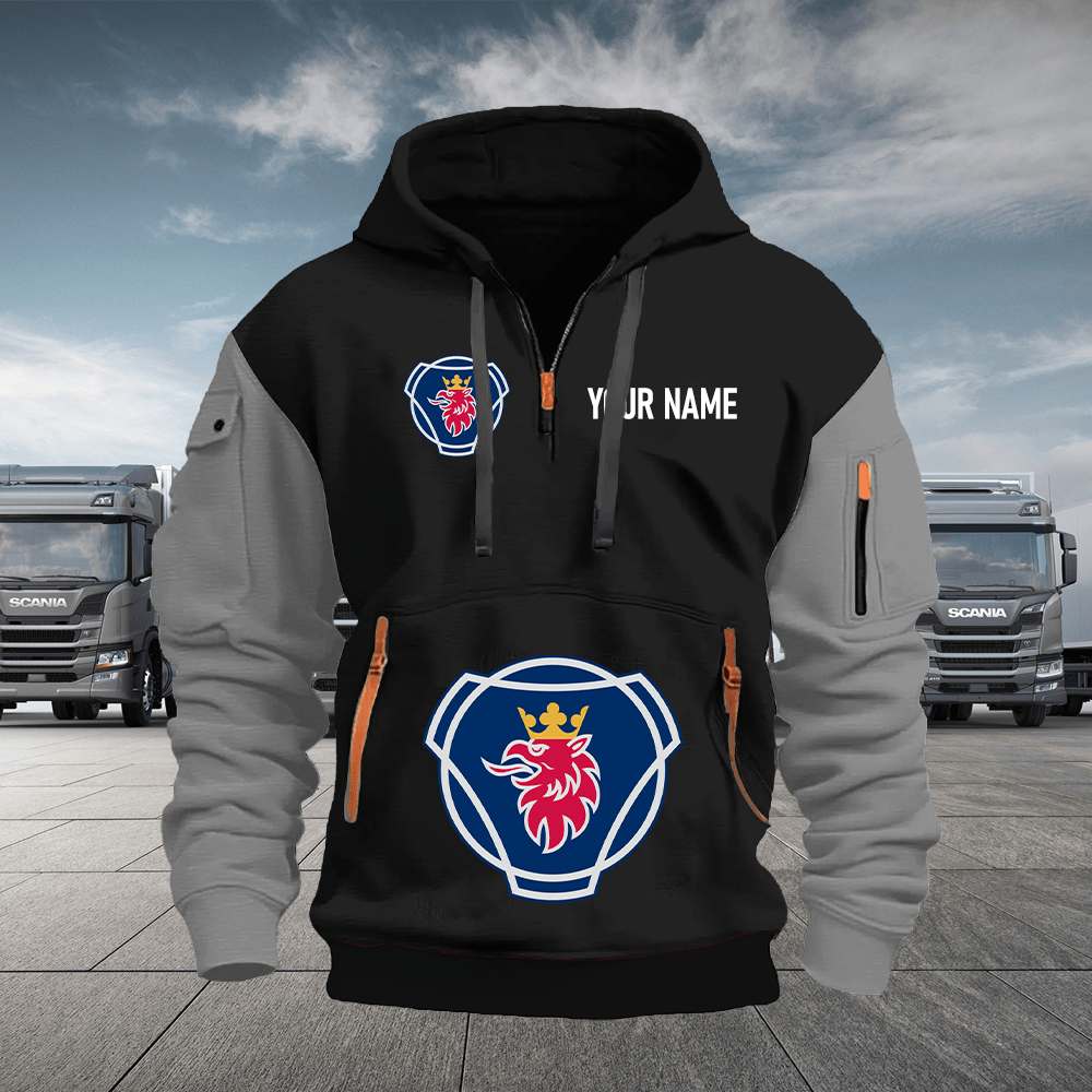 SC Custom Name Quarter Zipper Hoodie