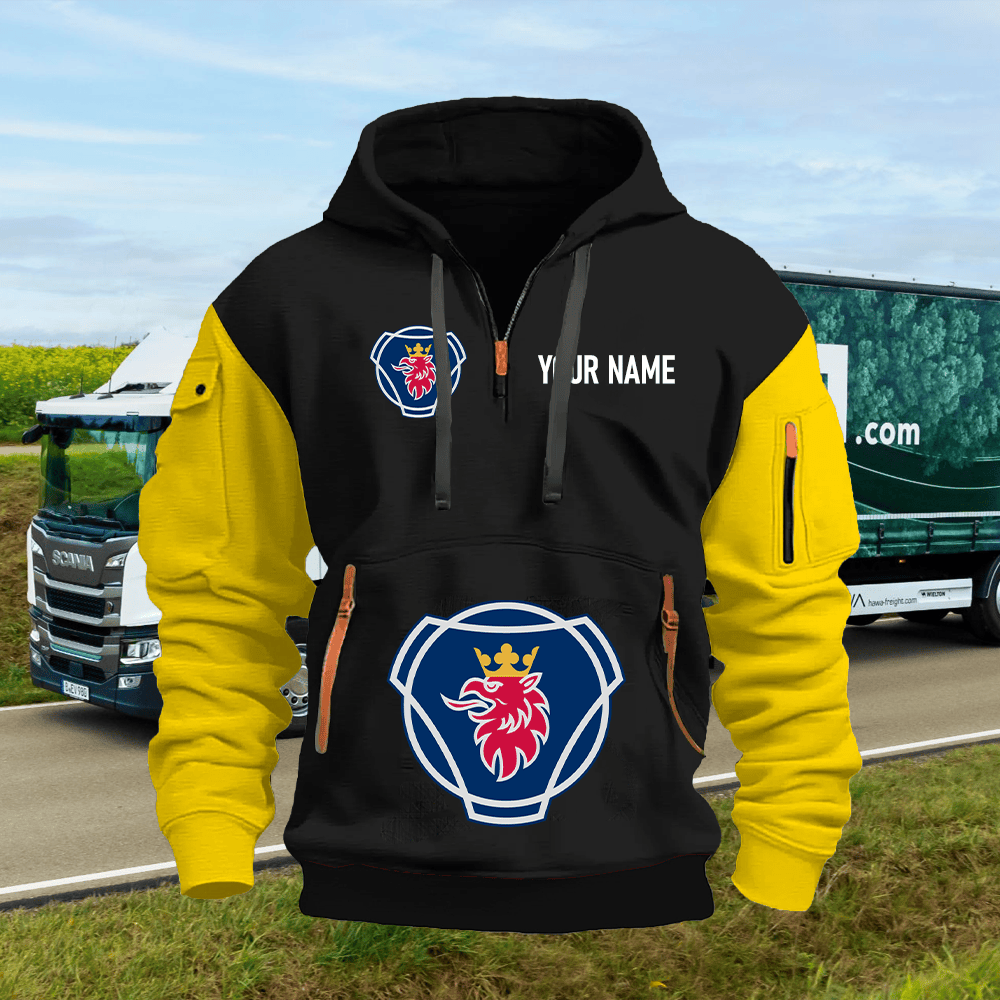SC Custom Name Quarter Zipper Hoodie