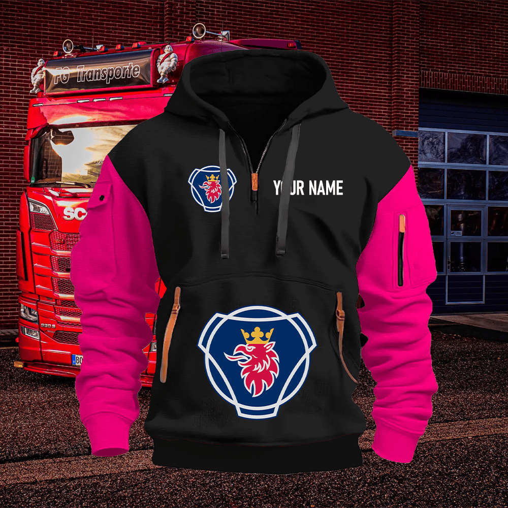 SC Custom Name Quarter Zipper Hoodie