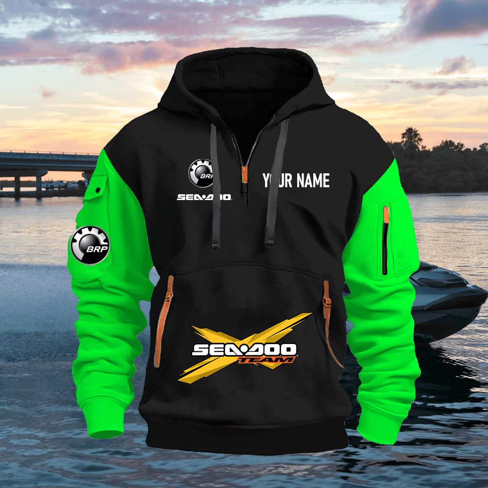 SD Custom Name Quarter Zipper Hoodie