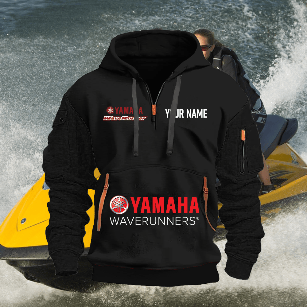 YA Custom Name Quarter Zipper Hoodie