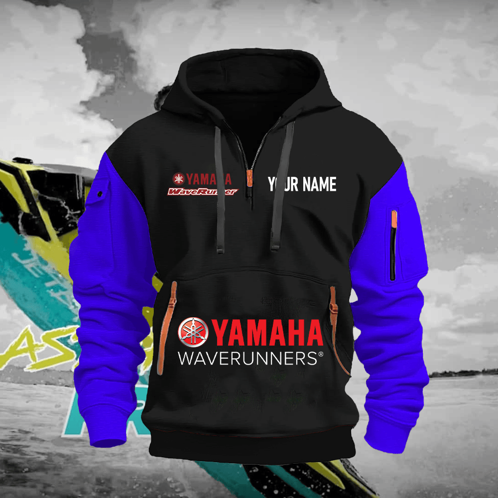 YA Custom Name Quarter Zipper Hoodie
