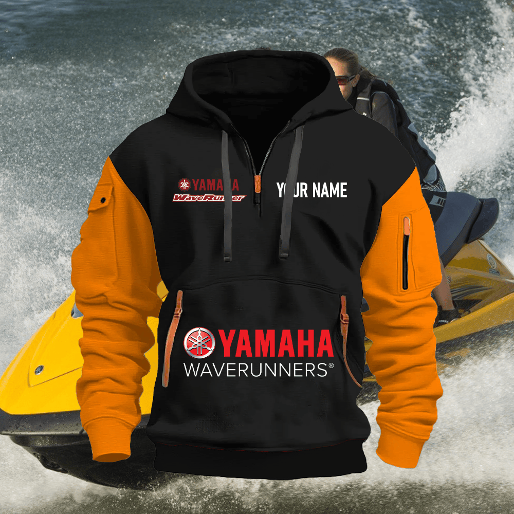 YA Custom Name Quarter Zipper Hoodie
