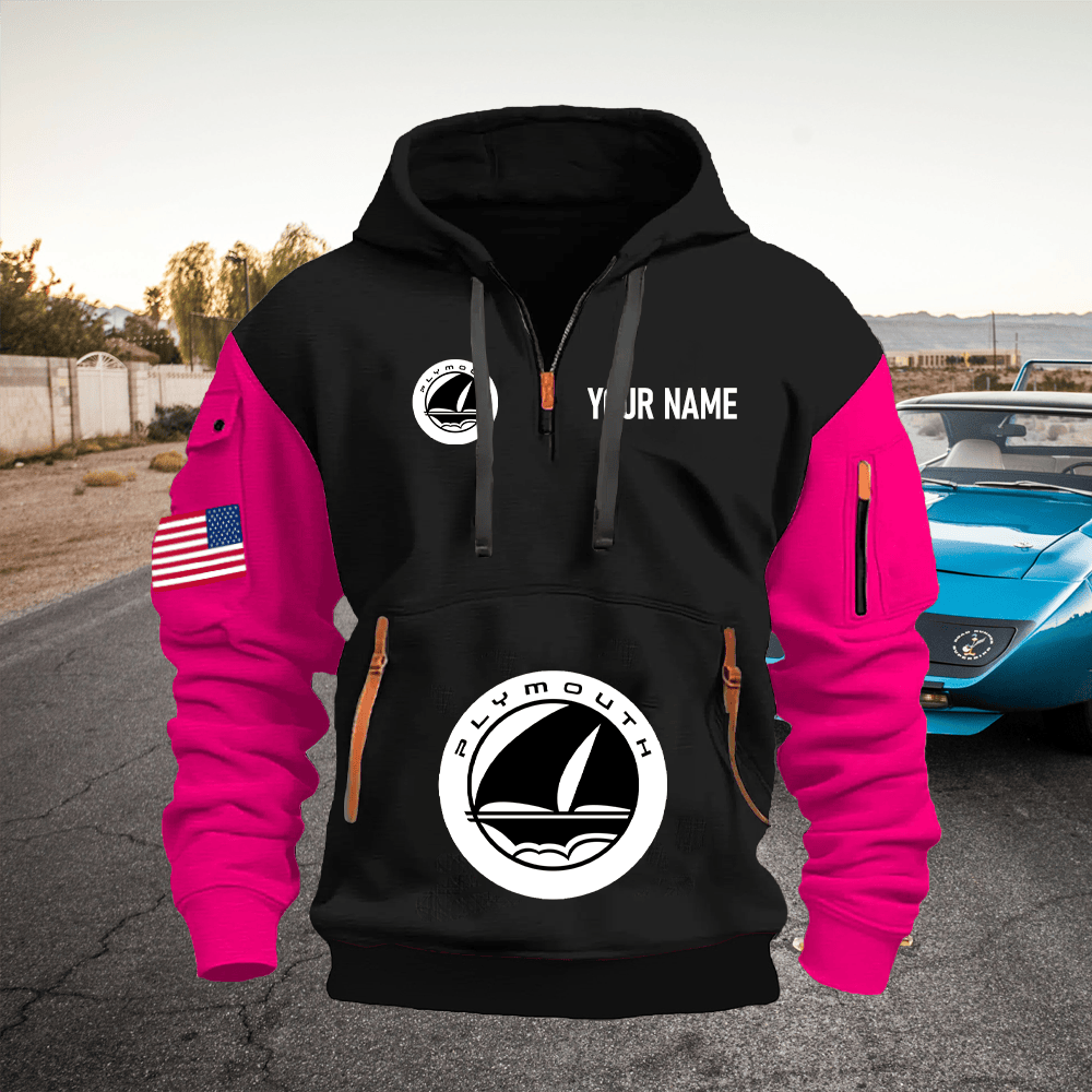 PM Custom Name Quarter Zipper Hoodie