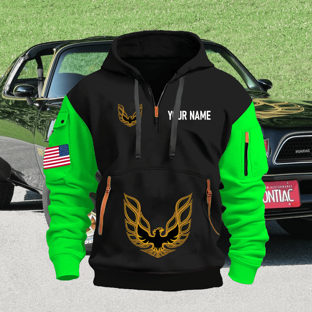PT FB Custom Name Quarter Zipper Hoodie