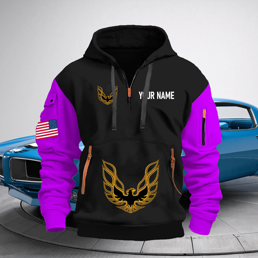 PT FB Custom Name Quarter Zipper Hoodie