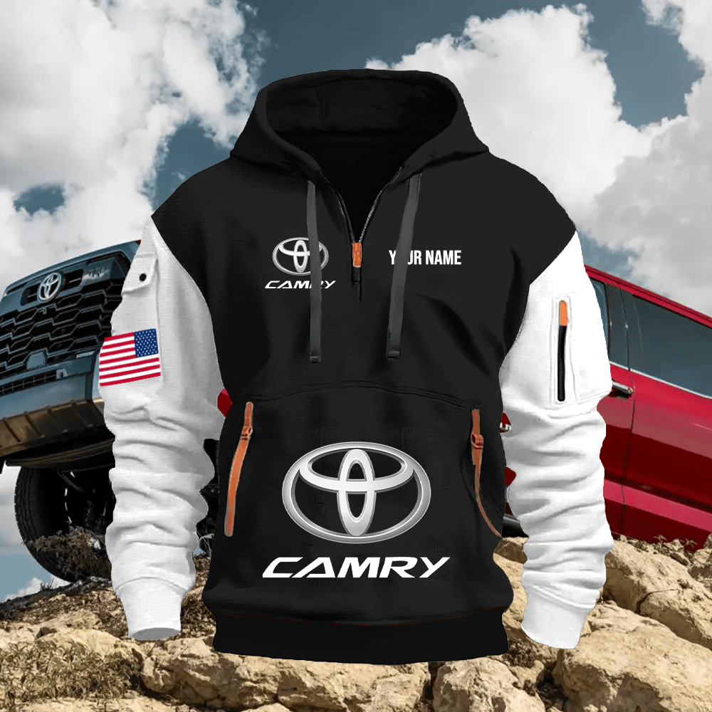 TY3 Custom Print Name Quarter Zipper Hoodie