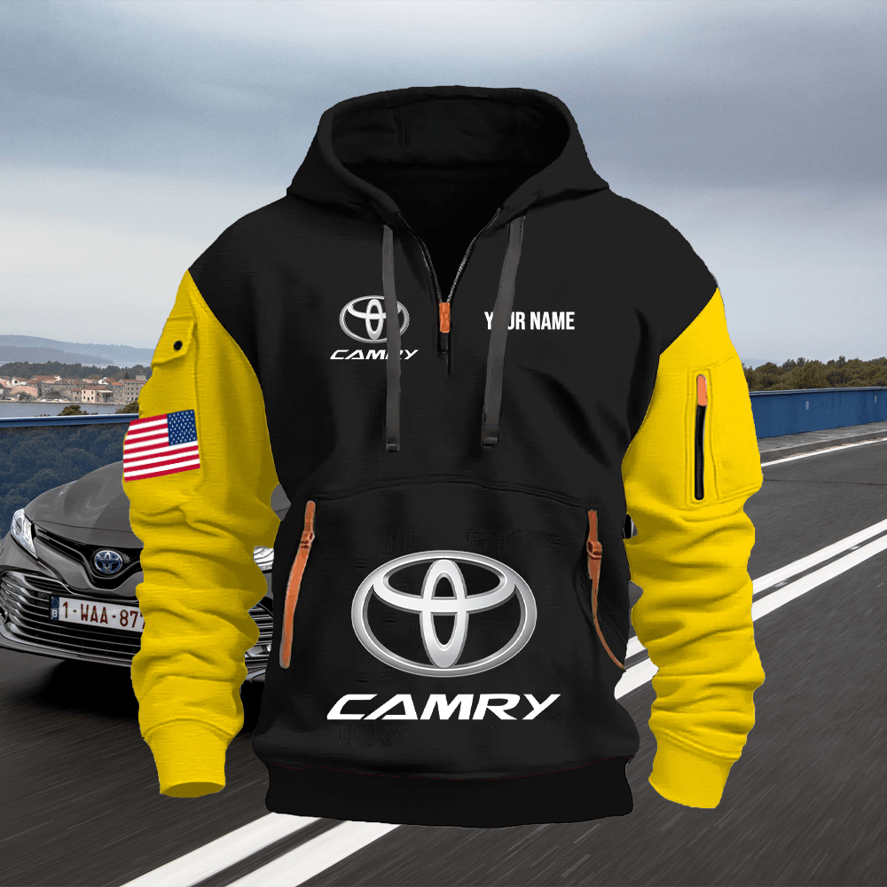 TY3 Custom Print Name Quarter Zipper Hoodie