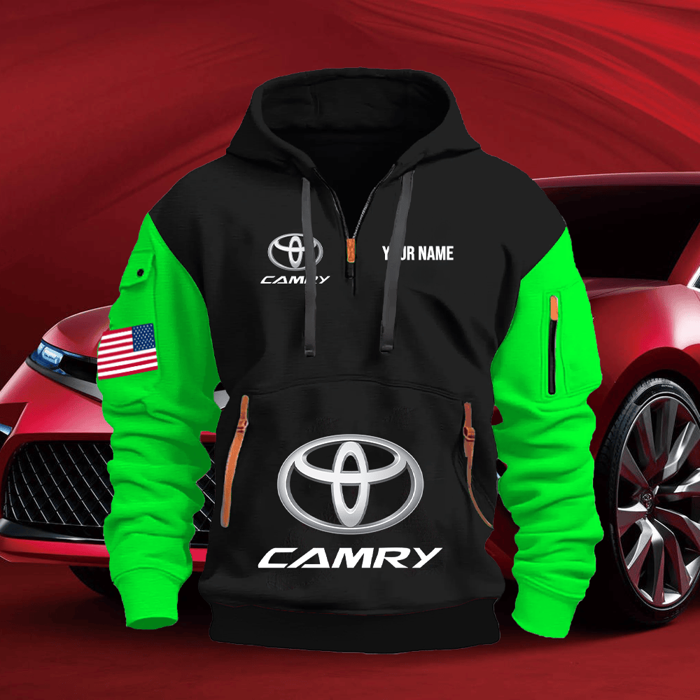 TY3 Custom Print Name Quarter Zipper Hoodie