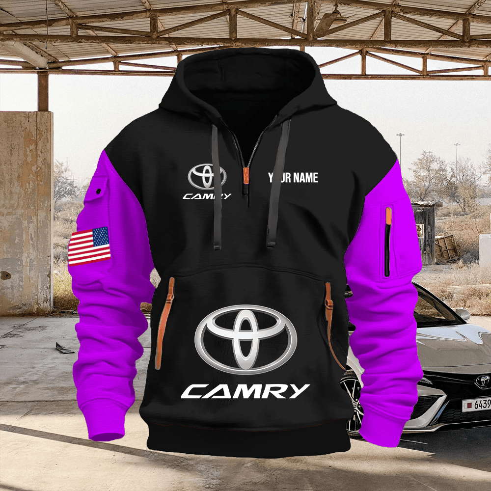 TY3 Custom Print Name Quarter Zipper Hoodie