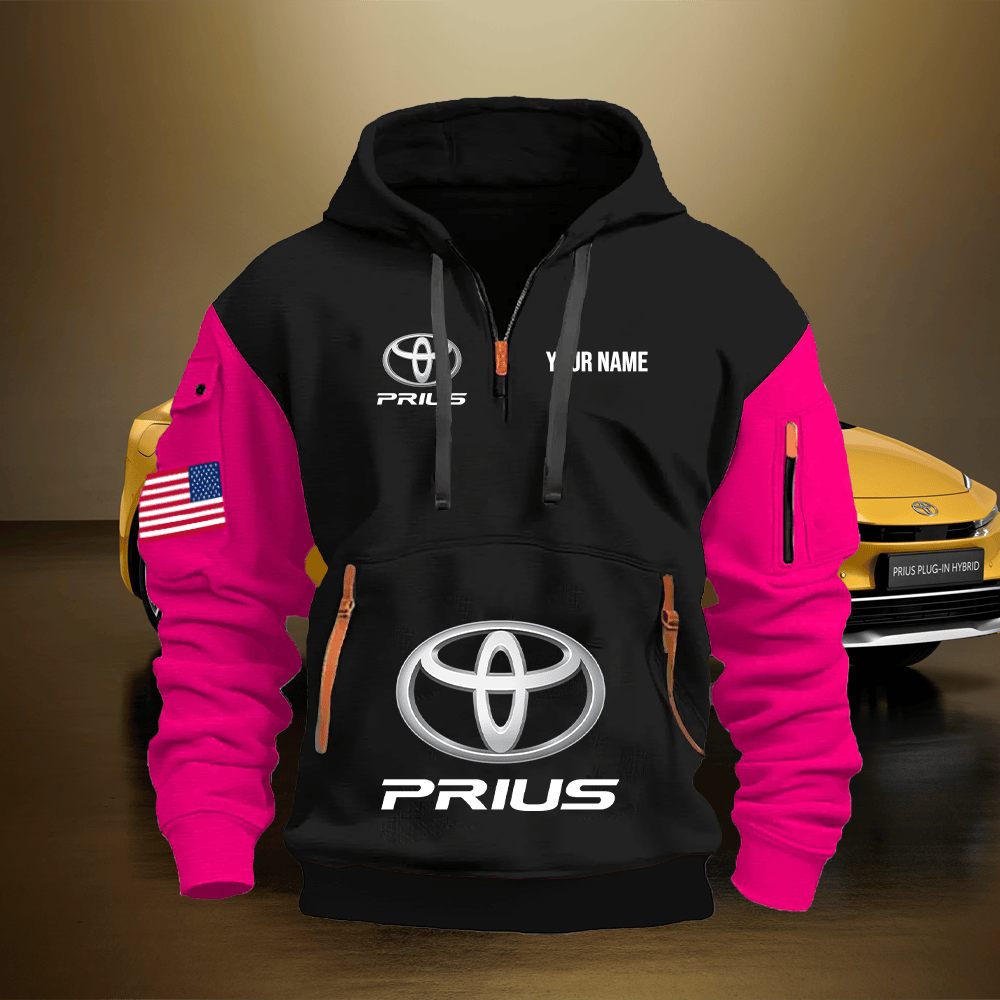 TY14 Custom Print Name Quarter Zipper Hoodie