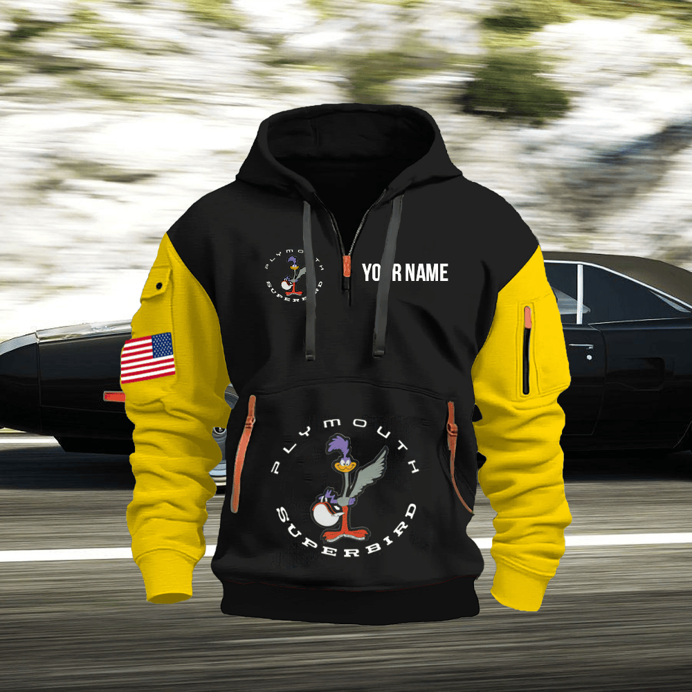 PM Custom Print Quarter Zipper Hoodie