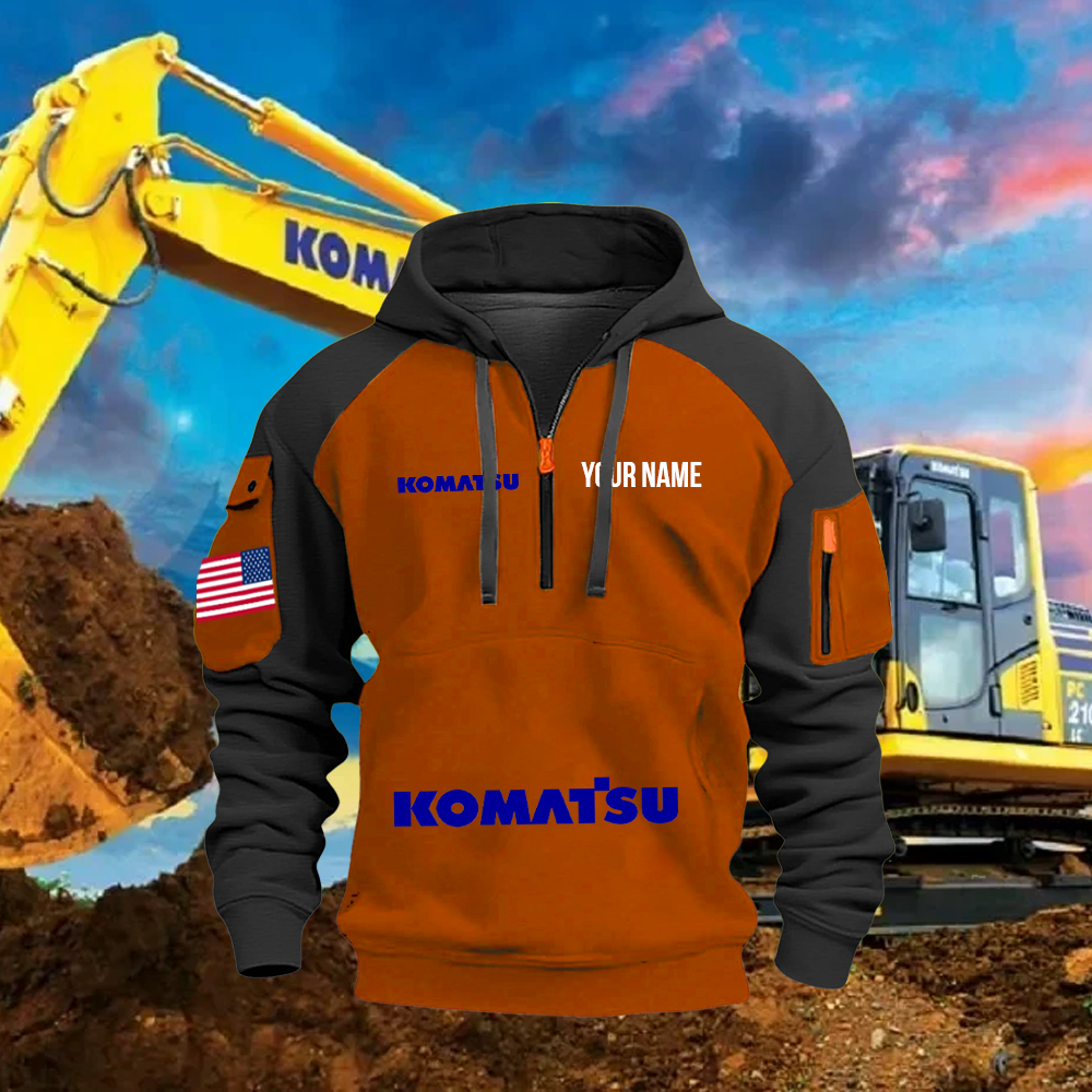 KM Custom Name Quarter Zipper Hoodie