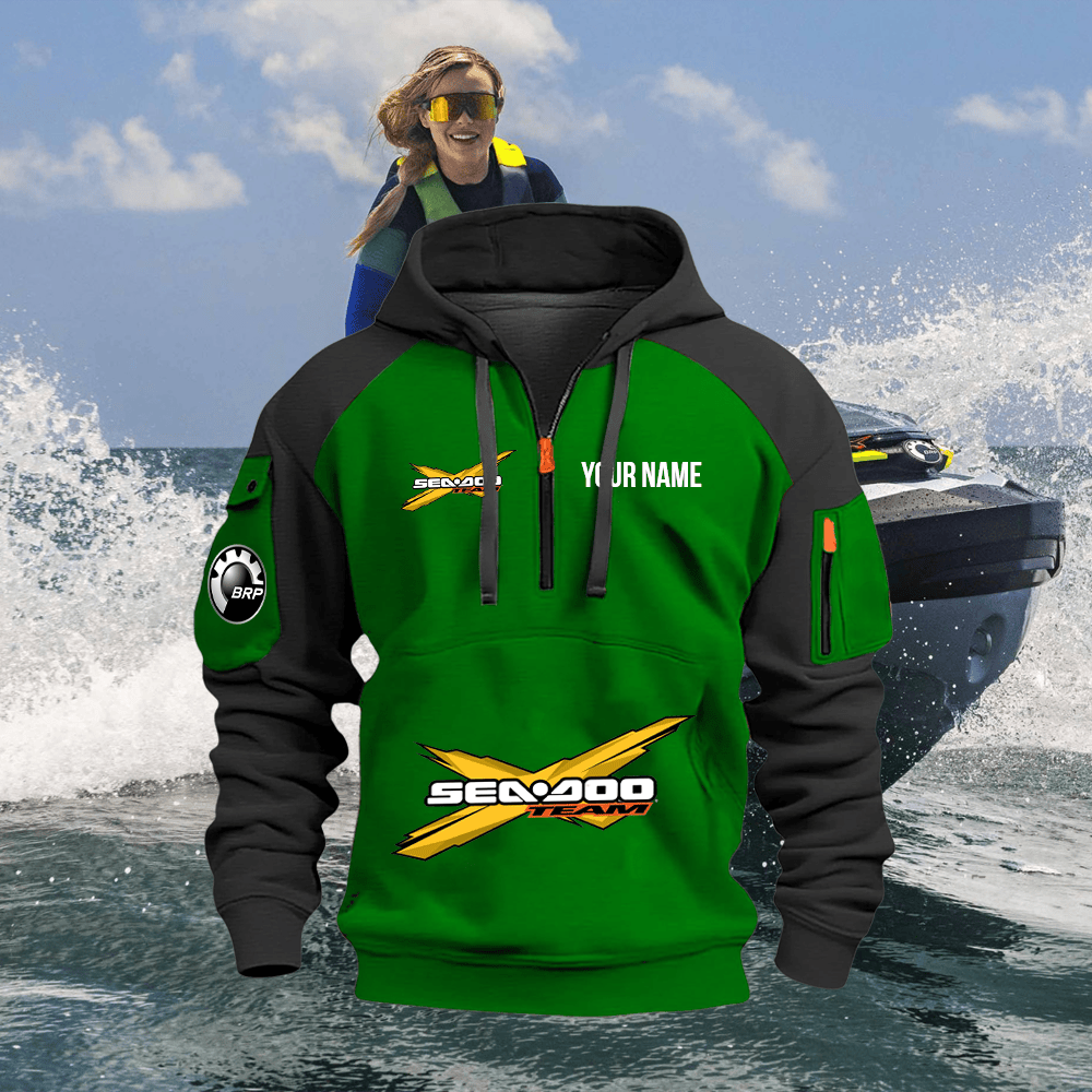 SD Custom Name Quarter Zipper Hoodie