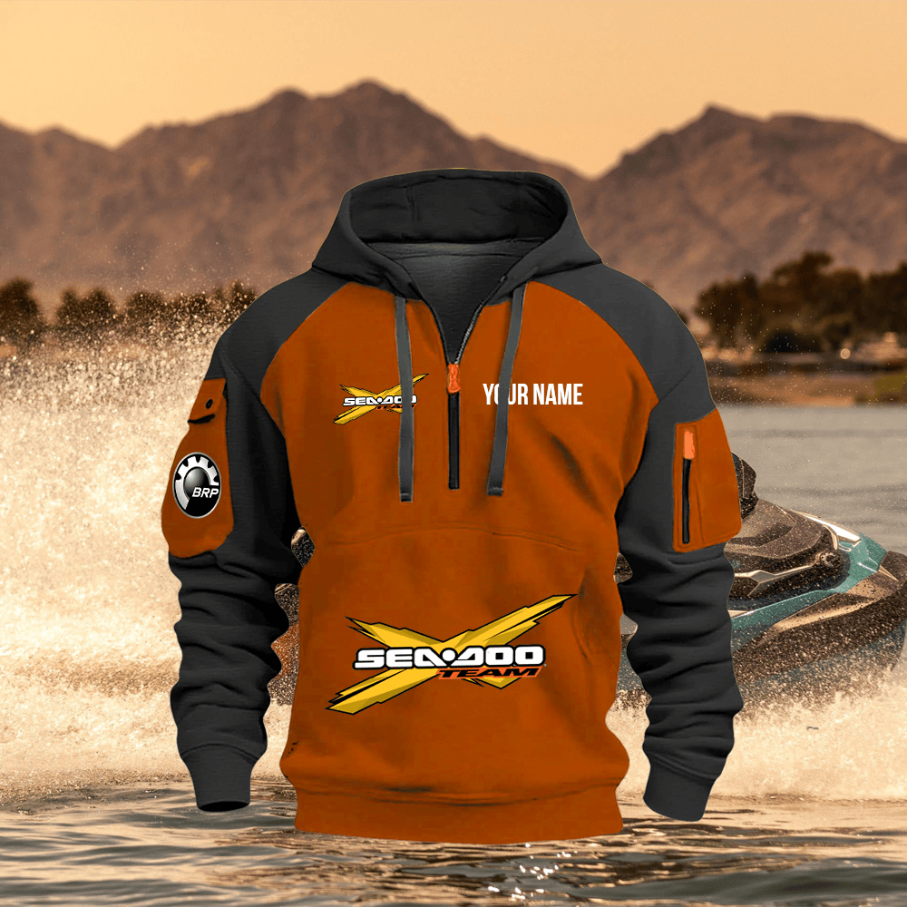 SD Custom Name Quarter Zipper Hoodie