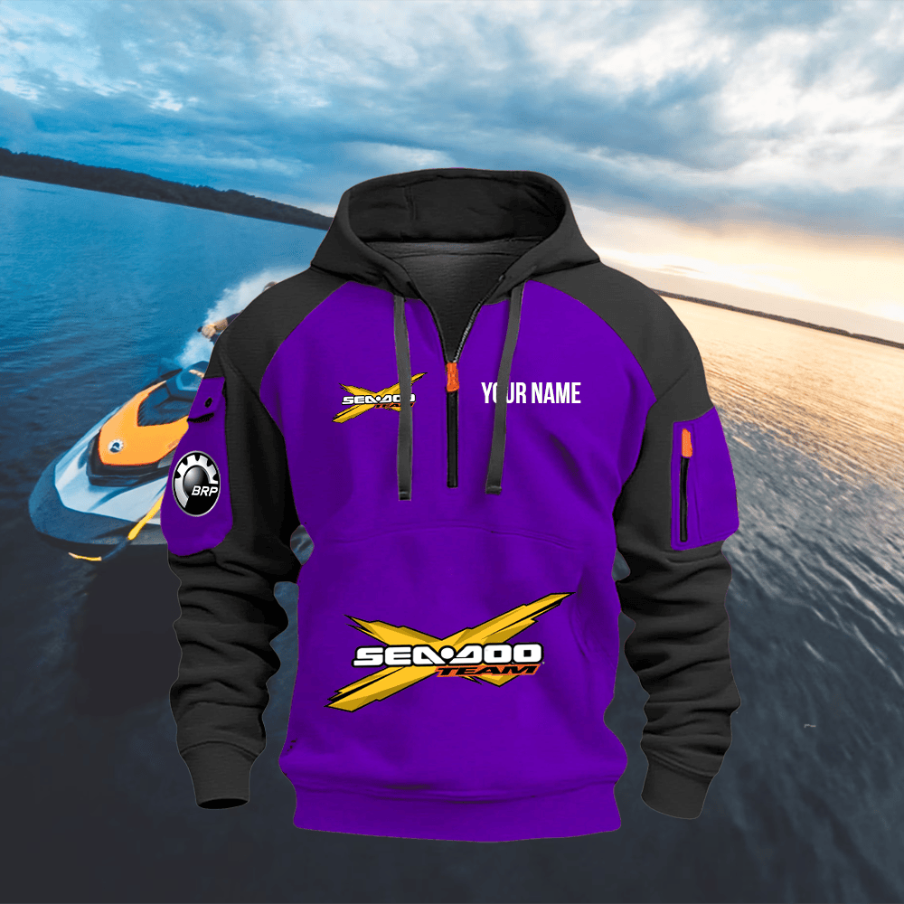 SD Custom Name Quarter Zipper Hoodie