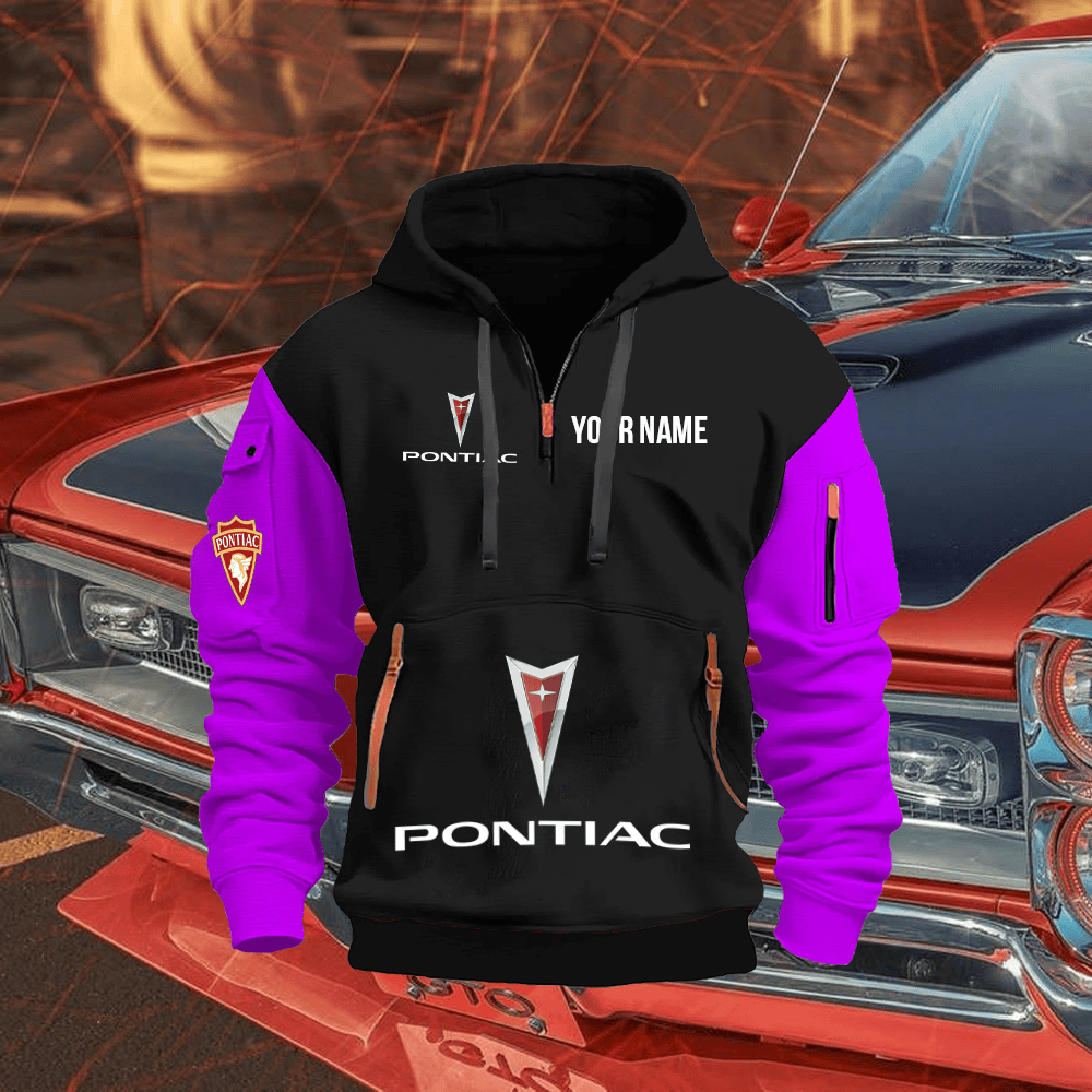 PT Custom Print Name Quarter Zipper Hoodie