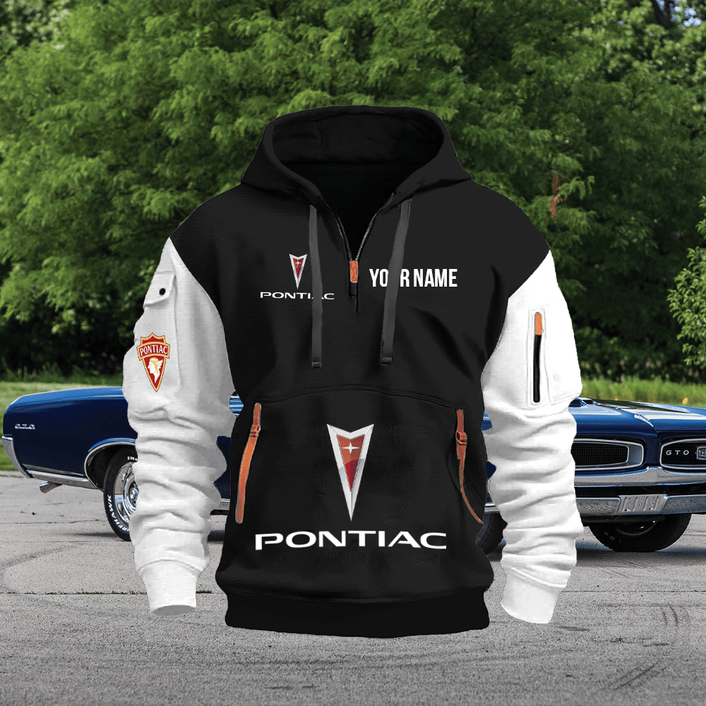 PT Custom Print Name Quarter Zipper Hoodie