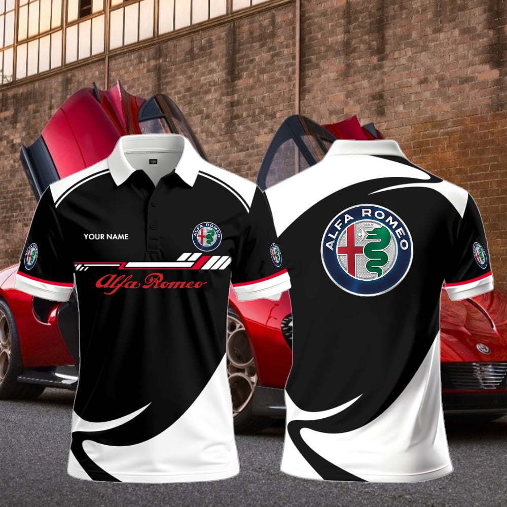 AR Polo Shirt Custom Print Name