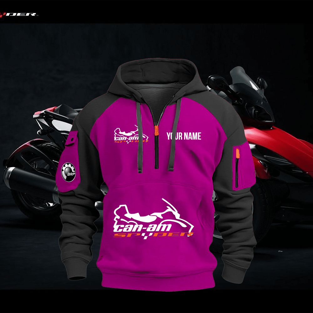 SPD Custom Name Quarter Zipper Hoodie
