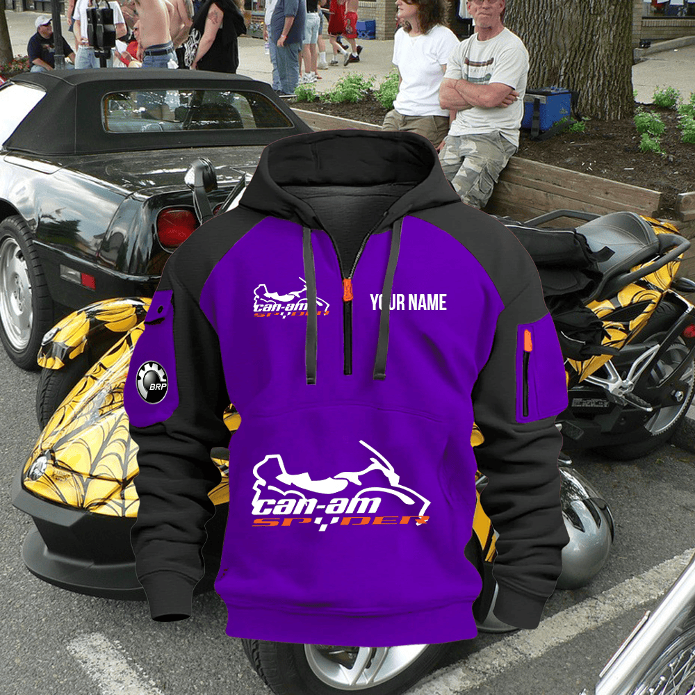 SPD Custom Name Quarter Zipper Hoodie