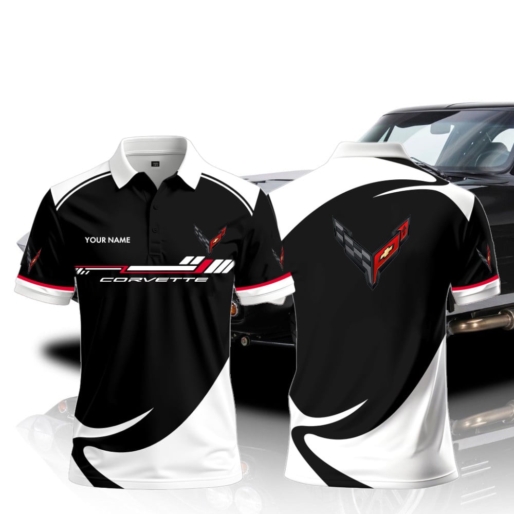 C8 Carbon Flash Bagde Polo Shirt