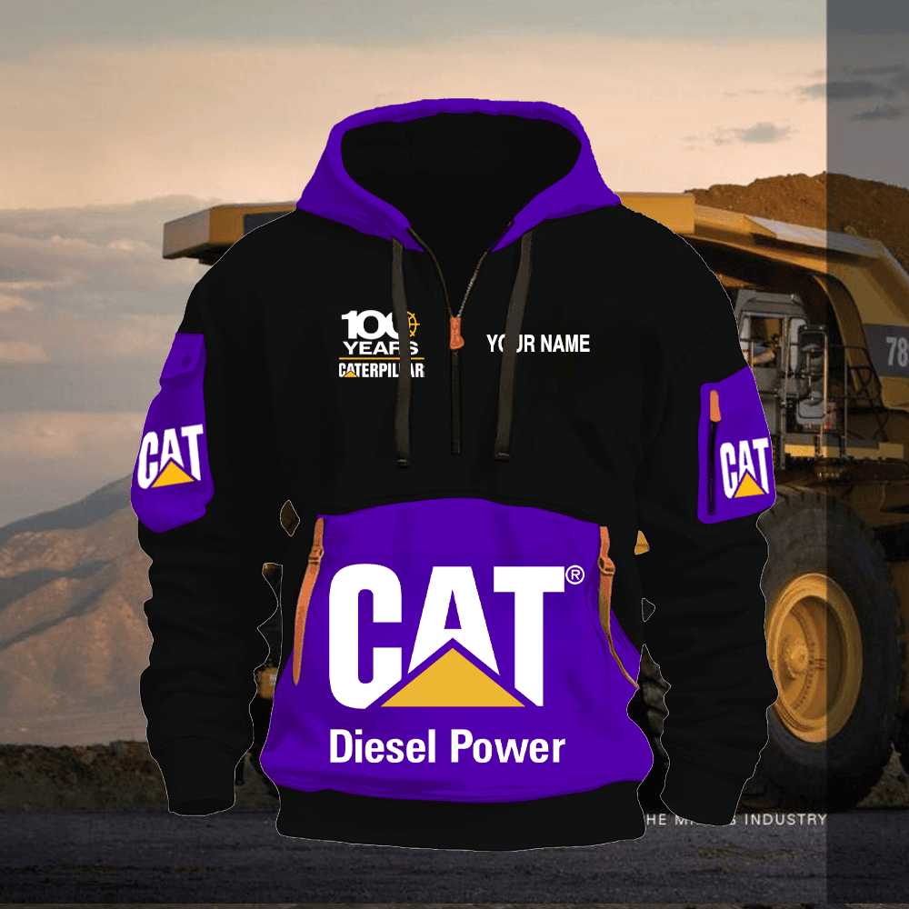 CAT 100th Quater Zipper jacket